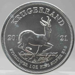 2021 Africa Krugerrand 1oz Silver Coin