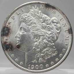 1900 American Morgan Silver Dollar Coin