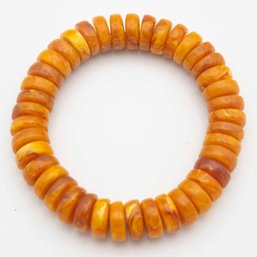 Old Chinese Amber Bead Bracelet