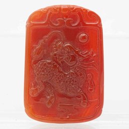 Old Chinese Carved Jade Pendant