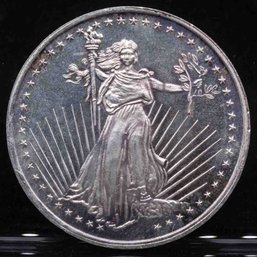 Silvertowne St Gaudens 1oz Silver Round