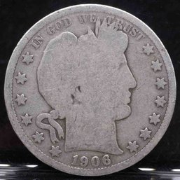 1906O Barber Silver Half Dollar