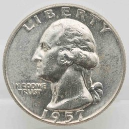 1957 Washington Silver Quarter