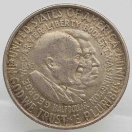 1952 Carver Booker T. Washington Commemorative Silver Half Dollar