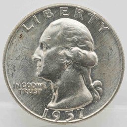 1957 Washington Silver Quarter