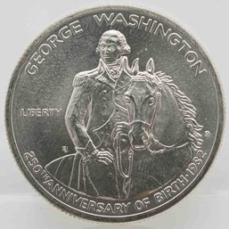 1982 250th Anniversary Commemorative Washington Silver Half Dollar