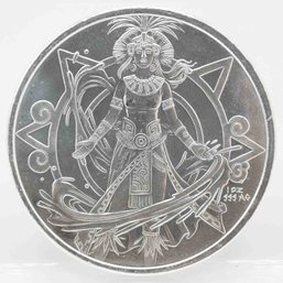 Aztec Water Deity 1oz Silver Round