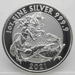 2021 British Valiant 1oz Silver Coin