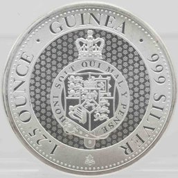 2021 St. Helena Guinea The East India Company 1.25oz Silver Coin