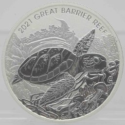 2021 Perth Mint Great Barrier Reef 2oz Silver Coin