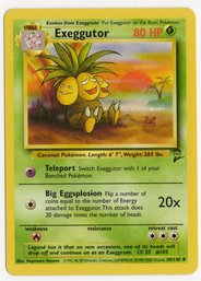 Exeggutor Vintage Pokemon Card Base Set 2