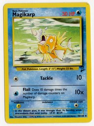 Magikarp Vintage Pokemon Card Base Set 2