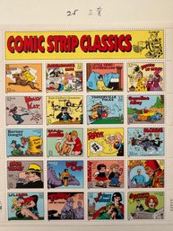 Comic Strip Classics Full Stamp Sheet #2