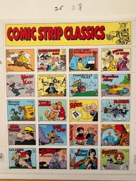 Comic Strip Classics Full Stamp Sheet #3