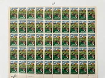 1959-1984 Alaska Statehood Full Stamp Sheet USPS 1983