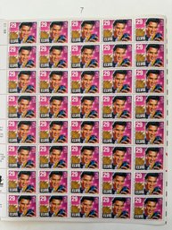Elvis Rock & Roll Legend 29c Full Stamp Sheet USPS 1992