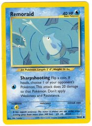 Remoraid Neo Revelations Vintage Pokemon Card