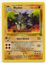 Rhydon Vintage Pokemon Card Jungle Set