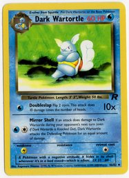 Dark Wartortle Vintage Pokemon Card Team Rocket