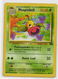 Weepinbell Jungle Vintage Pokemon Card LP