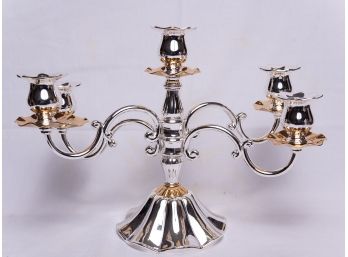 Vintage Silver Plated Elegant Candle Holders