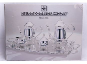 International Silver Company 5 Piece Coffe Set With Box