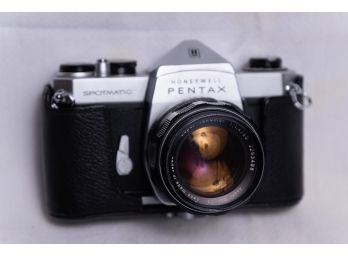 Honeywell Pentax Spotmatic Camera With Asahi 50mm F1.4 Lens