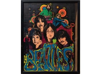 Music Vintage Poster On Paper 'Beatles'