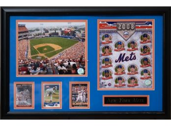 Baseball Sports Cards And Roster On Frame 'New York Mets'