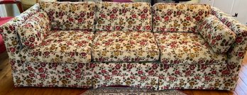 Mid Century Modern Floral Couch