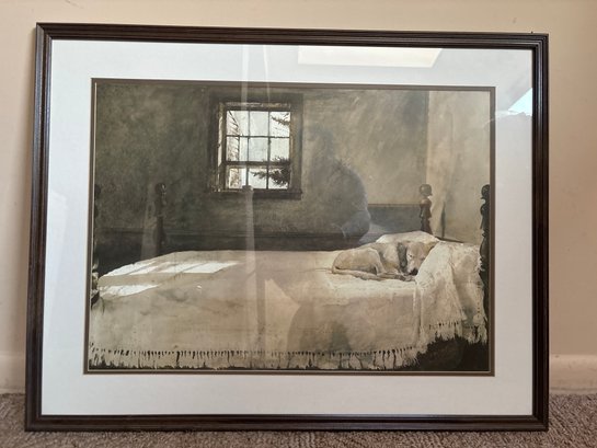 'Master Bedroom' By Andrew Wyeth Lithograph