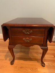 Thomasville Wood Drop Leaf Accent Table