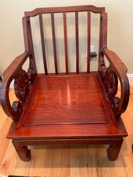 1950s Chinese Rosewood Chair #2