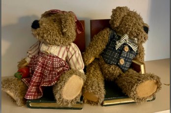 Adorable Teddy Bear Bookends