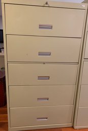 5 Drawer Premier Lateral File Cabinet With Lock And Key