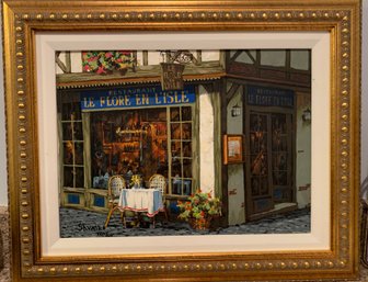 'Le Flore En L'isle' Viktor Shavaiko Hand Embellished Giclee On Canvas Signed Limited Edition