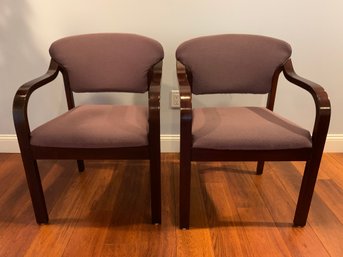 Two Upholstered Side Chairs