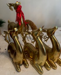 Five Holiday Reindeer