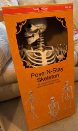 Spooky Village Pose-N-Stay Skeleton