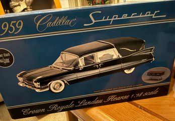 1959 Cadillac Superior Crown Royale Landau Hearse Collectible