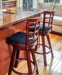 Two Counter Swivel Chairs/barstools