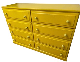 Primary Yellow Painted Dresser