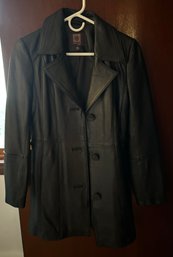 Anne Klein Leather Coat PS