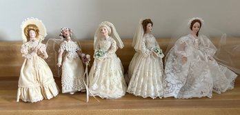 Five Bride Dolls