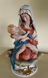 Madonna And Child Figurine