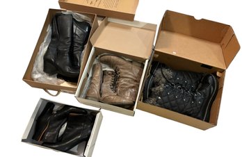 Four Pairs Of Ladies Boots