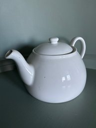 Threshold White Porcelain Teapot