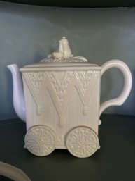 Elegant Vintage Lenox Butlers Pantry Teapot Teapot In Ivory White