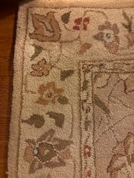Tan And Multicolor Floral Area Rug