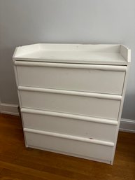 White Dresser With Changing Table